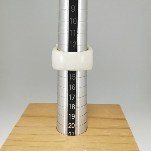 AVM 鹿の角　リング 鹿角 リング プレーン(6) ホワイト 指輪・リング deer Arts