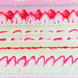 給食セット♡ストロベリーショートケーキの給食袋＆ランチョンマットA(40☓60) 5枚目の画像