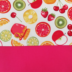 給食セット♡カラフルフルーツの給食袋＆ランチョンマット(60×40） 7枚目の画像