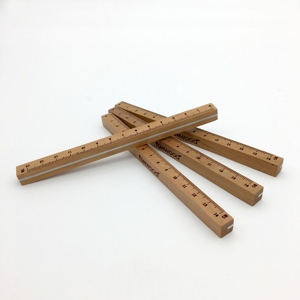 アルミ定規の木材、アルミフット木材 2枚目の画像