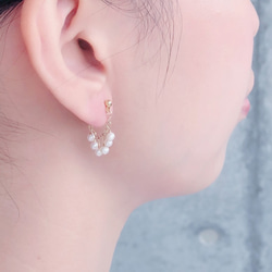 【Ding Ding】日本Akoya pearl天然珍珠14K耳環 第6張的照片