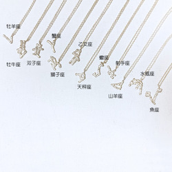 12星座・乙女座のネックレス【Constellations necklace -Virgo-】 10枚目の画像