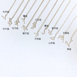 12星座・射手座のネックレス【Constellations necklace -Sagittarius-】 10枚目の画像