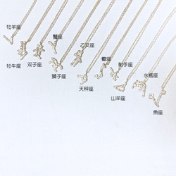 12星座・山羊座のネックレス【Constellations necklace -Capricorn-】 11枚目の画像