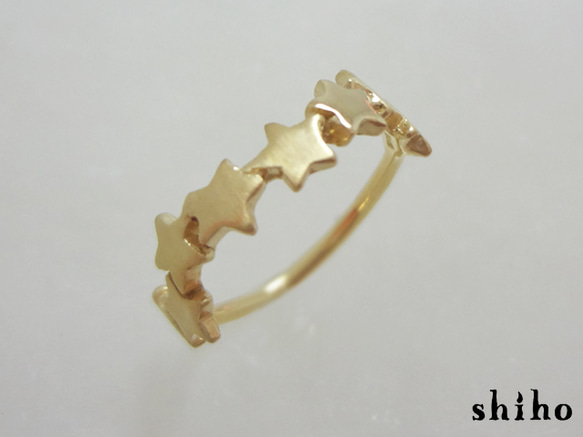 【再販】little star ring（gd） 4枚目の画像