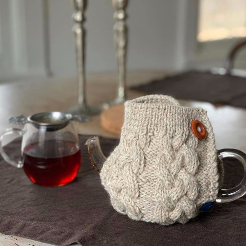 ポミ。 です　　　R&D.M.Co- CATCH ME TEA COSY Vintage 1950's Knitted Tea Cosy with China Lady – shop