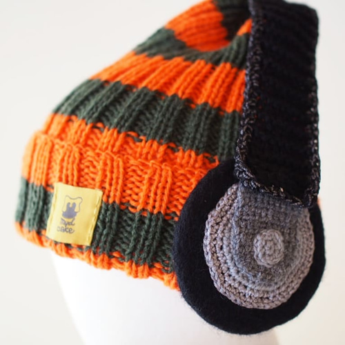 受注製作おとな】ヘッドホンニットキャップ 帽子(ベビー・キッズ