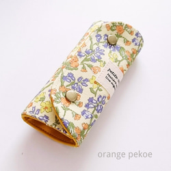 再販 キーケース＊キーホルダー＊ミニポーチ レトロアニマル 茶 クマ  