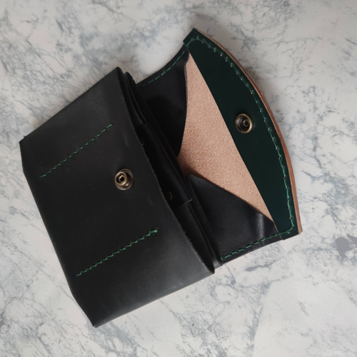 本革 ヌメ革 ブライドルレザー ミドルウォレット ミドル財布 革財布  