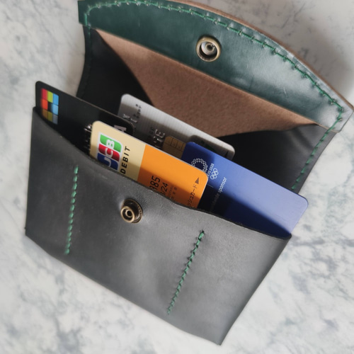 本革 ヌメ革 ブライドルレザー ミドルウォレット ミドル財布 革財布  