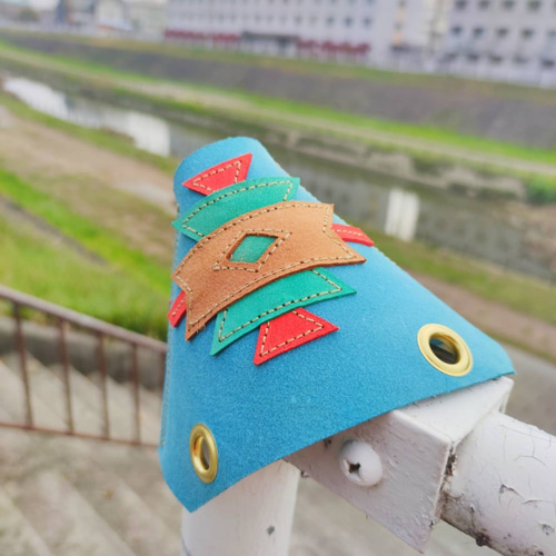 本革ヌメ革 レザー タープアダプター ワンポールテント サーカス