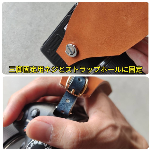 真皮、鞣革 相機支架腕帶 可用於單眼相機和無反光鏡相機 [特色] 第2張的照片