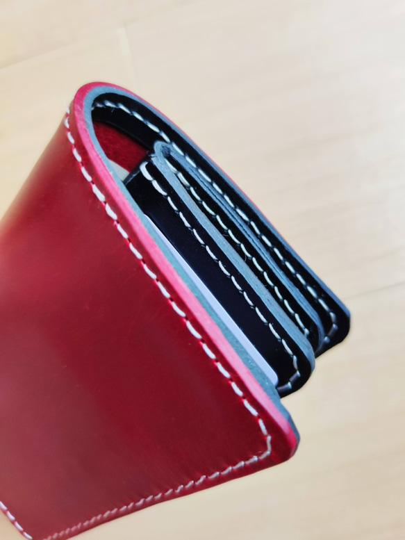 ヌメ革　収納抜群　ミドルウォレット　選べるカラー 財布・ケース・小物入れ ミニ財布・コンパクト財布 その他ミニ財布・コンパクト財布 S1712130898(13000円)