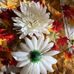 和装にぴったりお花の髪飾り２個セット 2枚目の画像