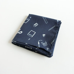 [Midnight Blue] Large Handkerchief Full of Stationeries 第1張的照片