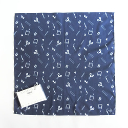 [Midnight Blue] Large Handkerchief Full of Stationeries 第3張的照片