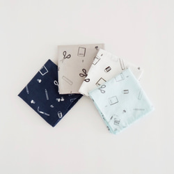 [Midnight Blue] Large Handkerchief Full of Stationeries 第5張的照片