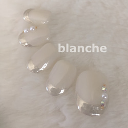 BLANCHE★ミラーフレンチネイル 1枚目の画像