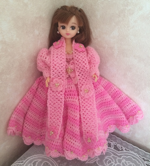 リカちゃん リカちゃん服 ハンドメイド服 2点セット 丸っこく