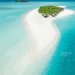 洋上の楽園、ラスドゥ島の環礁、モルジブ 5枚目の画像