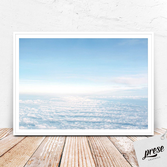 オーバーザクラウド、空に浮かぶ雲と地球の大気 1枚目の画像