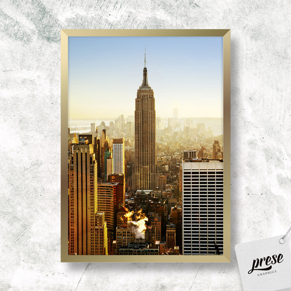 ニューヨーク、マンハッタン、摩天楼、エンパイアステートビル 2枚目の画像