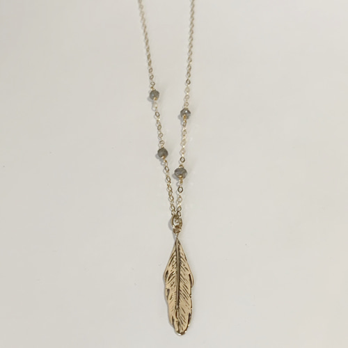 K10 フェザーネックレス ネックレス・ペンダント RUDI LIFES K10 フェザーネックレス ネックレス・ペンダント RUDI LIFES