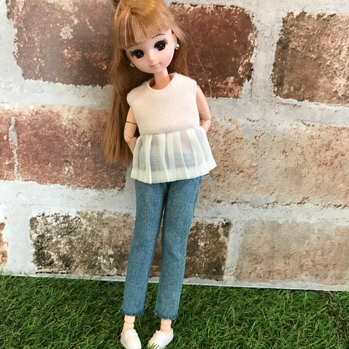 ✨新品希少44❣✨夏〜まるでリカちゃん❣✨セレブ爽やか