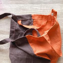 linen tote bag （にんじん）リネントート　トートバッグ 5枚目の画像