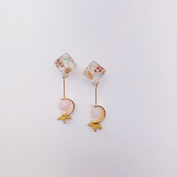 CHU.C 啾囍 | 透明小黃花乾燥花耳環 | 乾燥花 | 手作 | 飾品 | 婚禮小物 | 禮物 第1張的照片