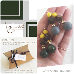 大ぶりヴィンテージピアス／イヤリング／ノンホール　アンティーク　　　　　Accessory No.0018 4枚目の画像