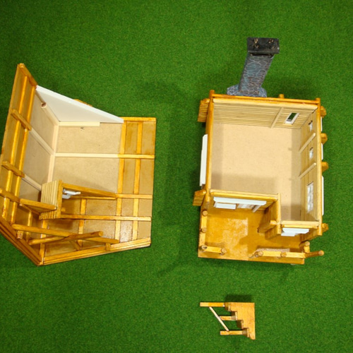 ミニチュアログハウス 高床 その他インテリア雑貨 maruchus 通販