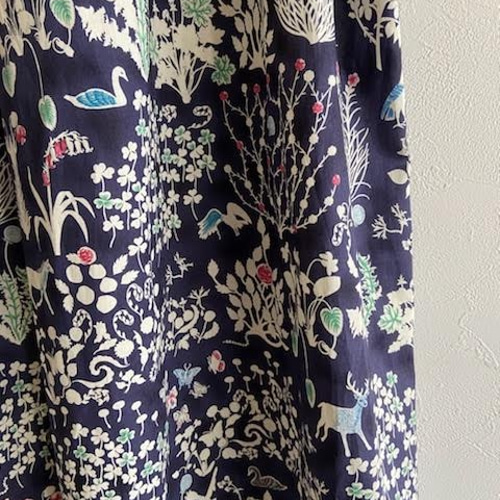 リバティ Yoshie ネイビー ワンピース ワンピース fuki18e 通販