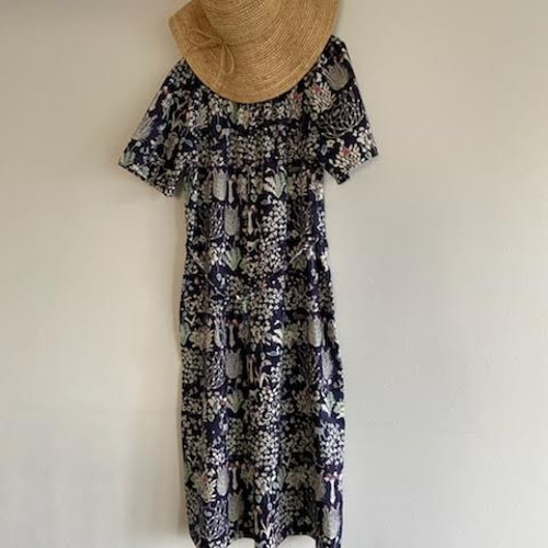 専用です。 リバティ生地使用　ヨシエ　ネイビー　ワンピース リバティ Yoshie ネイビー ワンピース ワンピース fuki18e 通販