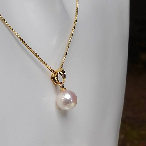 SV925】一粒 真珠 ネックレス(8mm・あこや真珠) ネックレス SV925】一粒 真珠 ネックレス(8mm・あこや真珠) ネックレス