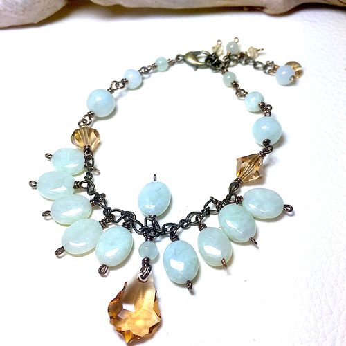 saaa様 フロスト瑪瑙☆天然石☆ブレスレット☆ハンドメイド☆ビーズ saaa様 フロスト瑪瑙☆天然石☆ブレスレット☆ハンドメイド