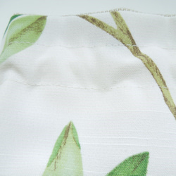 ボタニカル・グリーン☆オリーブのコロンとした巾着ポーチ:受注製作です 8枚目の画像