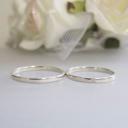 【未使用】プラチナ900 結婚指輪ペアセット PILOT（パイロット） 結婚指輪 マリッジリング プラチナ ペア プラチナ