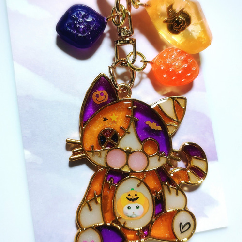 つぎはぎ猫☆紫☆ハロウィン