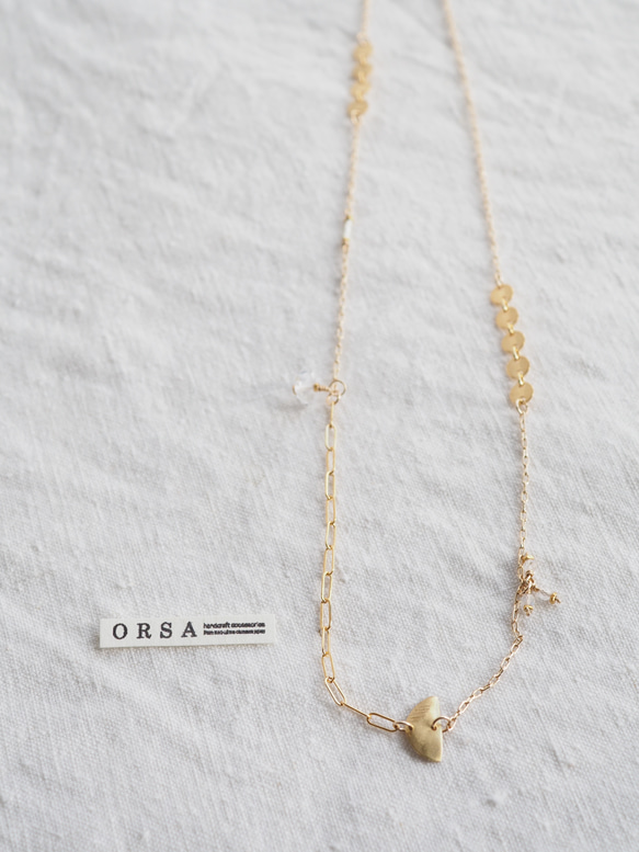 Astarte〈necklace〉：herkimer diamond 4枚目の画像