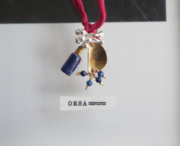 Kaluks〈necklace〉 : bougainvillea pink 1枚目の画像