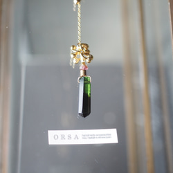 Aonghus〈necklace〉： green tourmaline 2枚目の画像