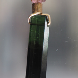Aonghus〈necklace〉： green tourmaline 4枚目の画像
