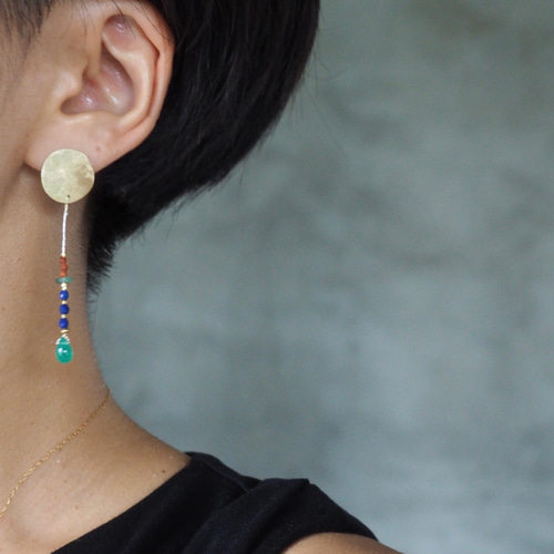 Xochiquetzal：lapis lazuli ピアス（その他） ORSA 通販