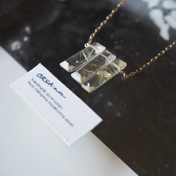Barbegazi 〈necklace〉： rutile quartz 2枚目の画像
