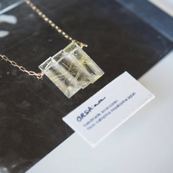 Barbegazi 〈necklace〉： rutile quartz 4枚目の画像