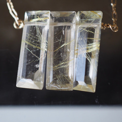 Barbegazi 〈necklace〉： rutile quartz 5枚目の画像