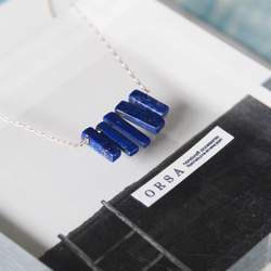 Barbegazi 〈long necklace〉： lapis lazuli 3枚目の画像