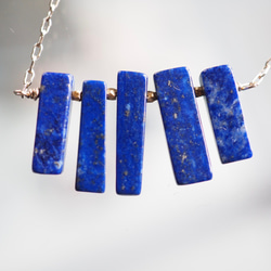 Barbegazi 〈long necklace〉： lapis lazuli 4枚目の画像