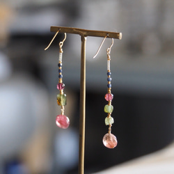 Anahita 〈pierce〉 ：pink tourmaline 3枚目の画像